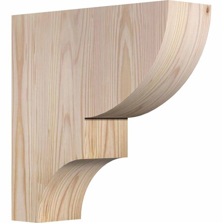 Ekena Millwork Ridgewood Smooth Corbel, Douglas Fir, 3 1/2"W x 12"D x 12"H COR04X12X12RID00SDF